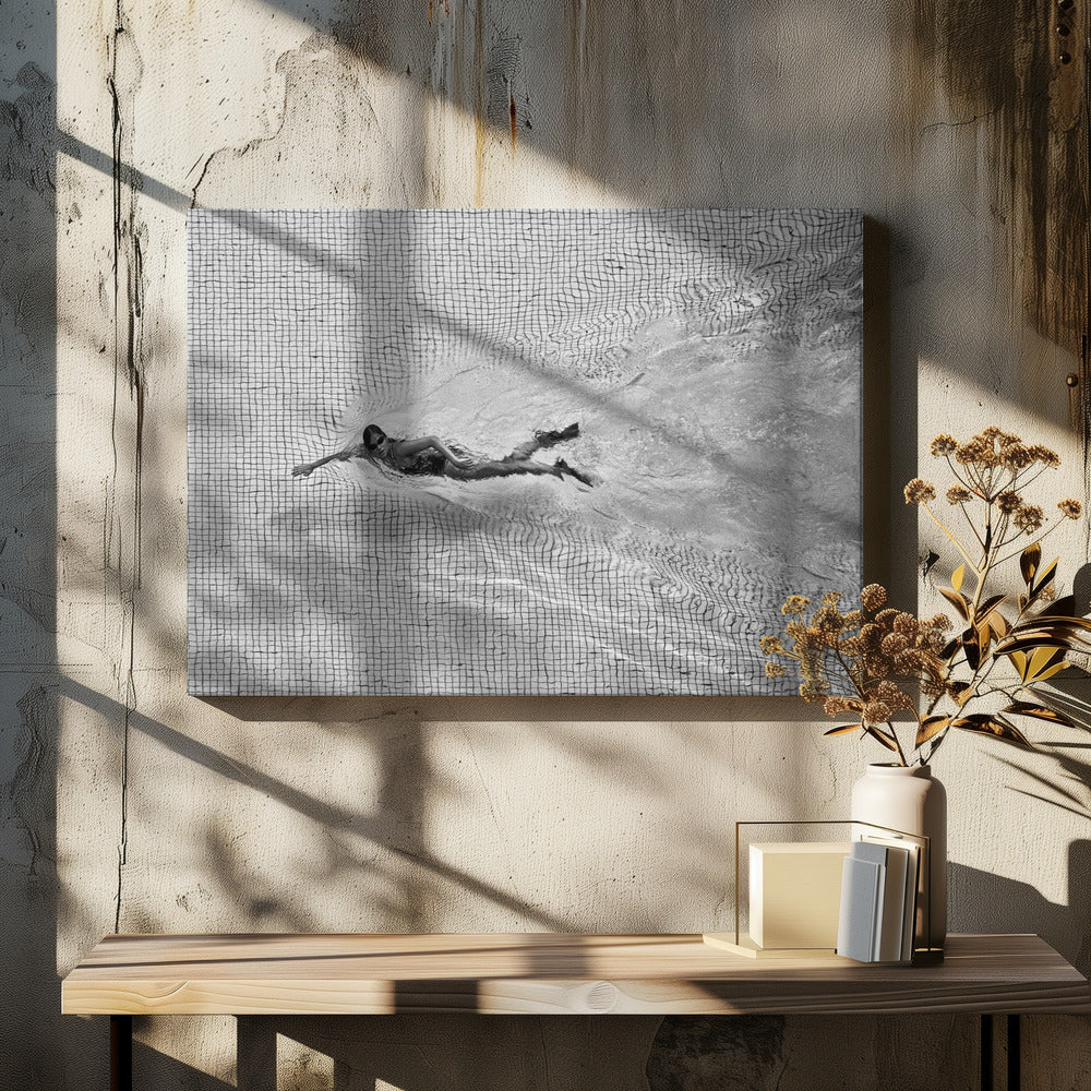 Breaking the net - Poster / Art Print - interiör