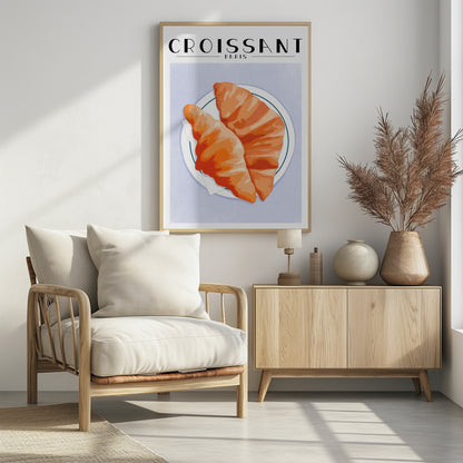Croissant - Paris - Poster / Art Print - interiör