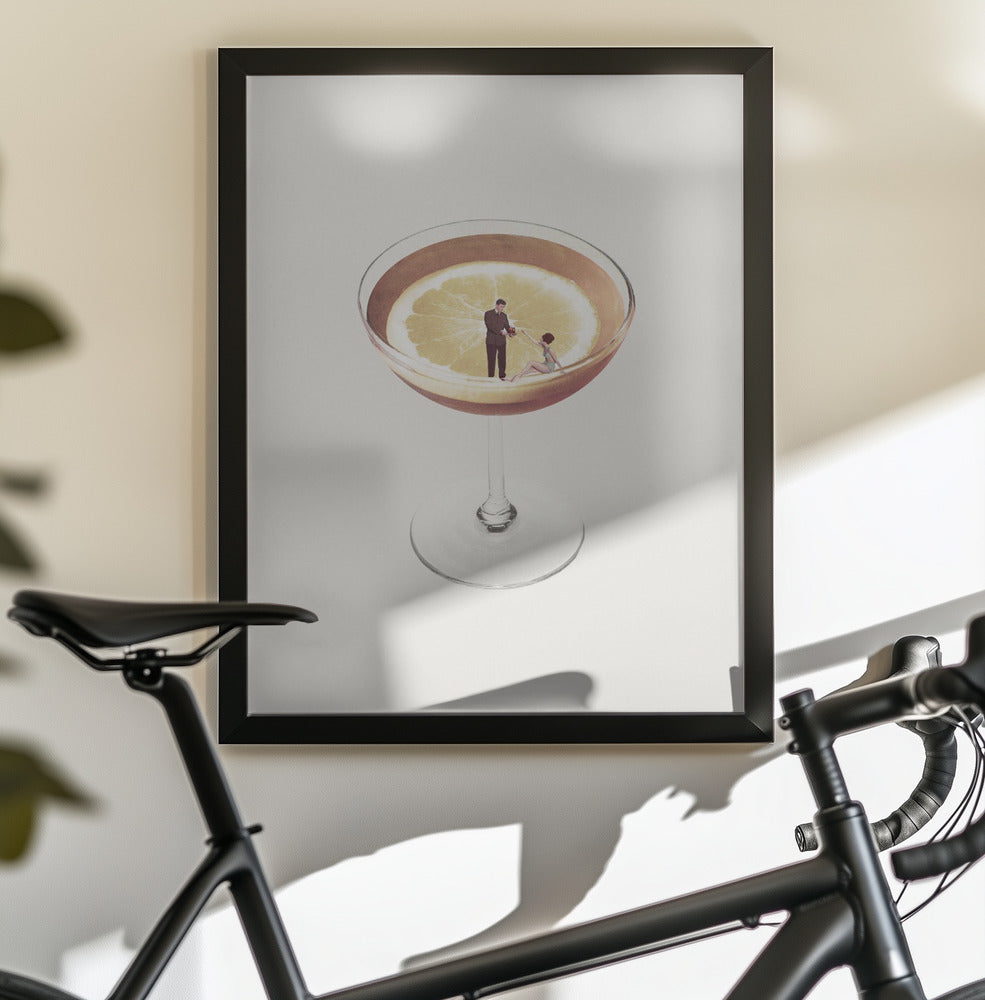 My drink needs a drink - Poster / Art Print - interiör