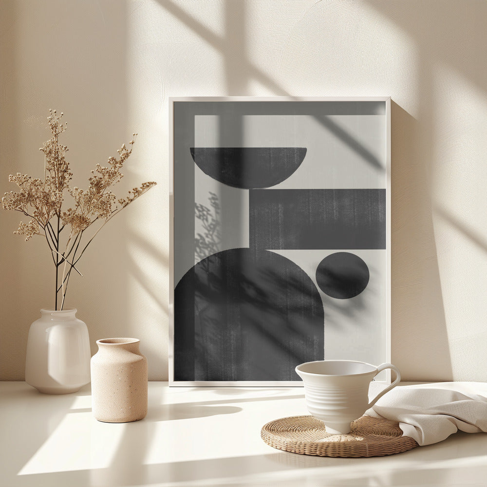 Shape Study No2. - Poster / Art Print - interiör