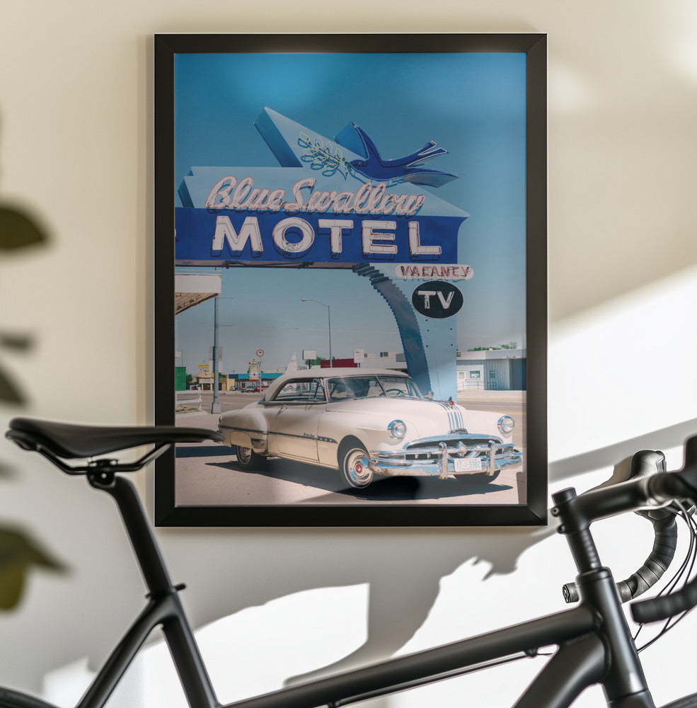 Blue Swallow Motel - Poster / Art Print - interiör