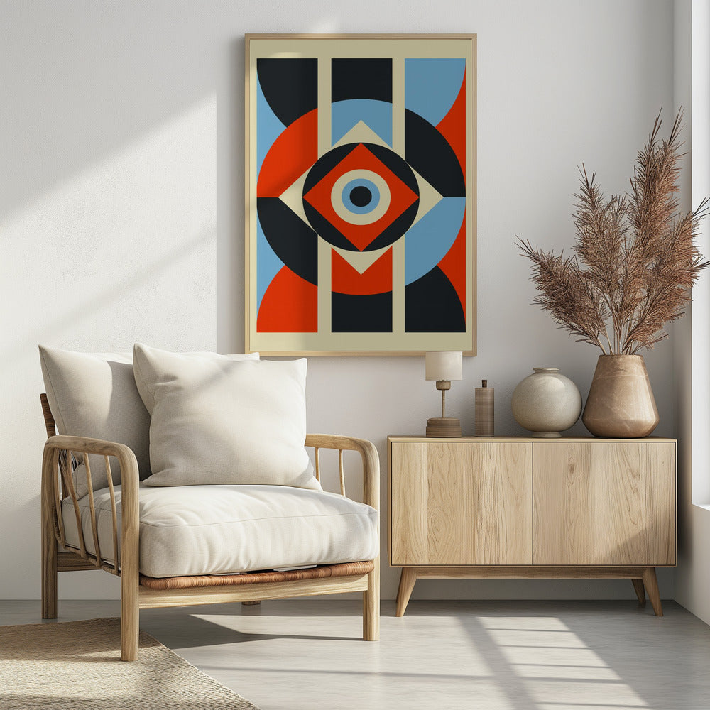 Geometric Patterns #1 - Poster / Art Print - interiör