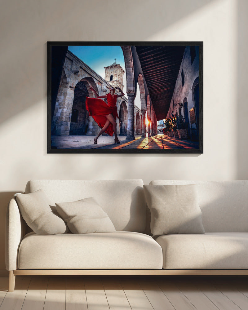 Dancing with the Sun - Poster / Art Print - interiör