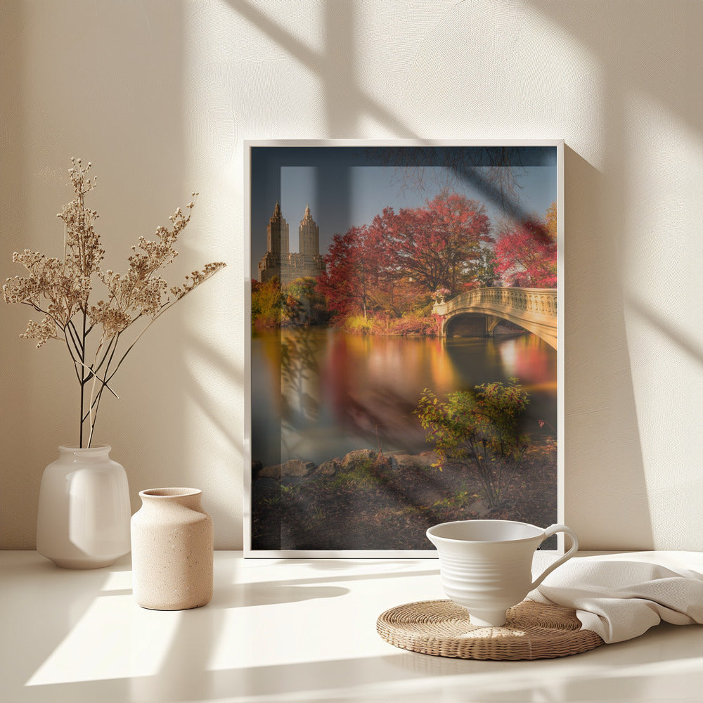 Fall in Central Park - Poster / Art Print - interiör
