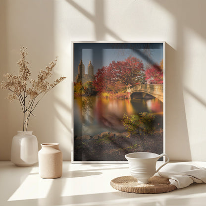 Fall in Central Park - Poster / Art Print - interiör