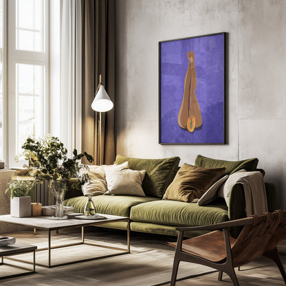 My Papaya - Poster / Art Print - interiör