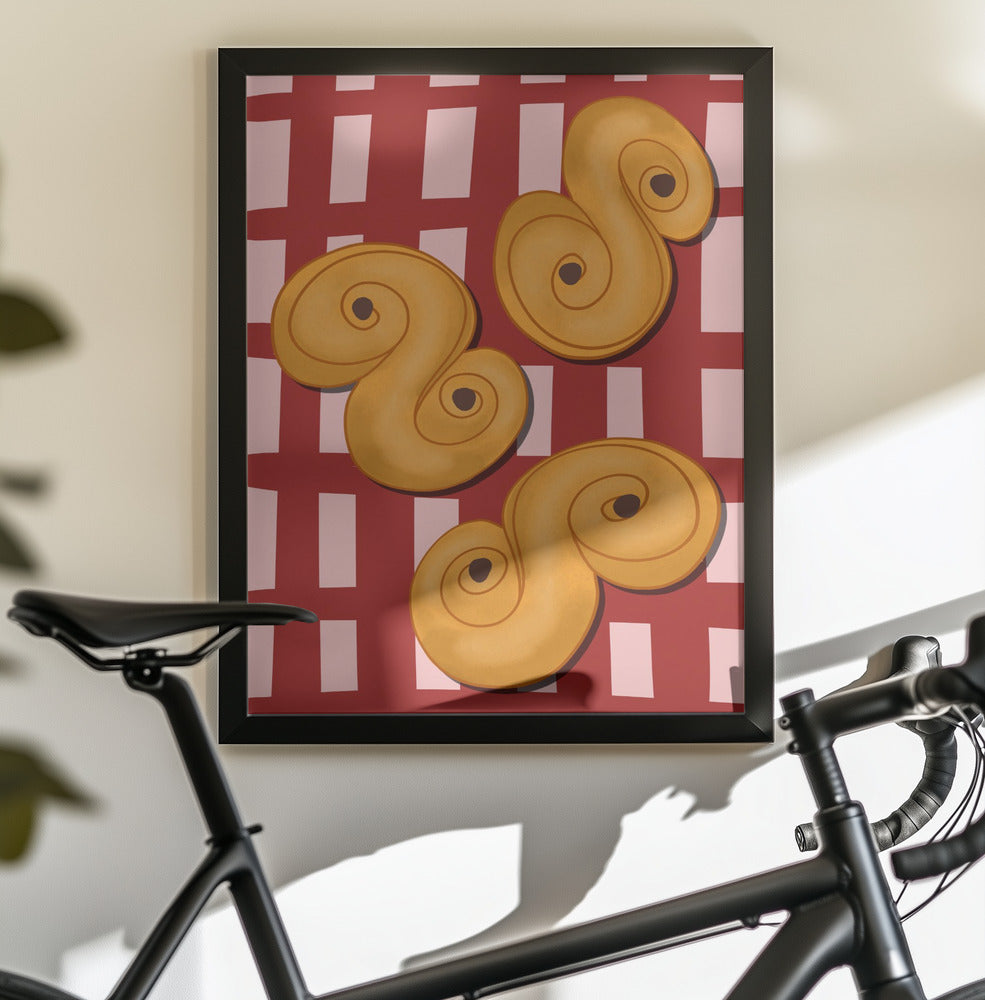 Lussebullar - Poster / Art Print - interiör