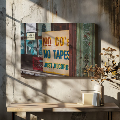 Just Records - Poster / Art Print - interiör