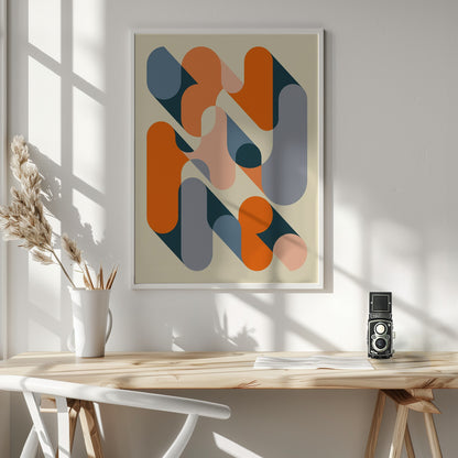 Geometrics 2 - Poster / Art Print - interiör