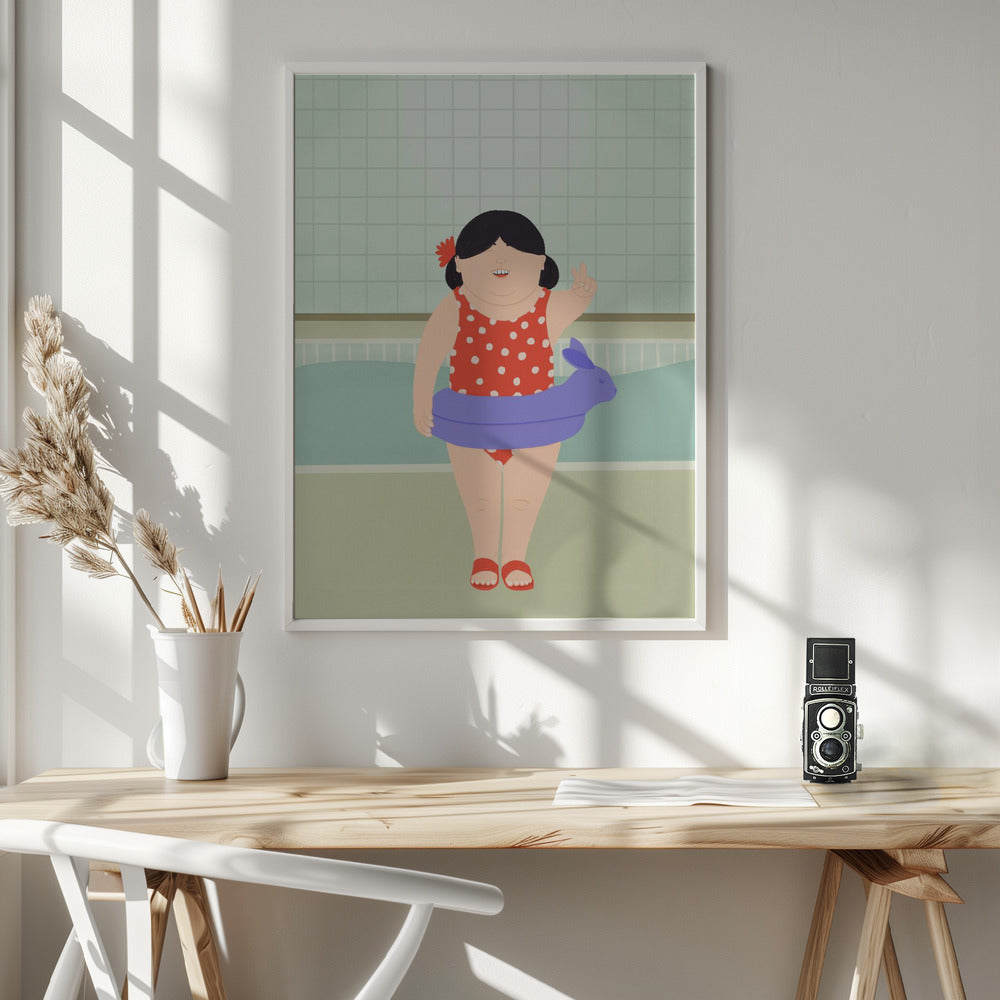 Swimming Lessons - Poster / Art Print - interiör