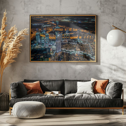 Dubai Night - Poster / Art Print - interiör