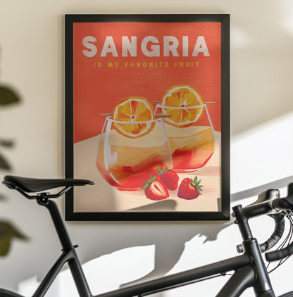 Sangria - Poster / Art Print - interiör