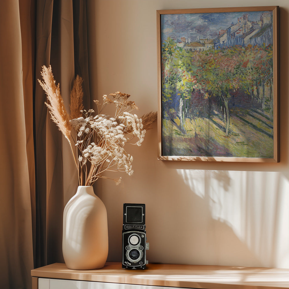 Le Cours Du 14 Juillet Vu De La Maison De Claude Monet - Poster / Art Print - interiör