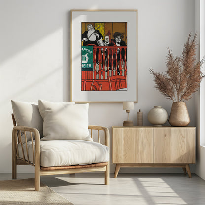 Salon Orchestra Meier - Poster / Art Print - interiör
