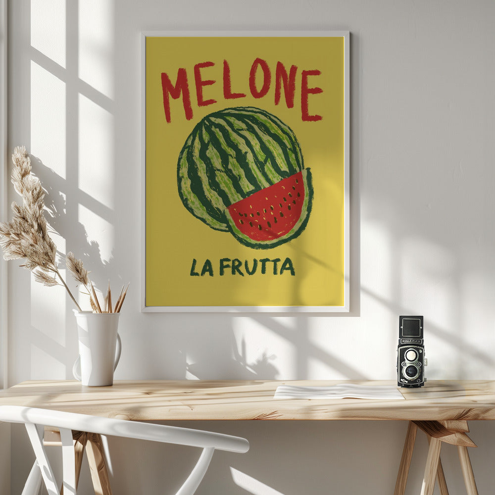 Melon - Poster / Art Print - interiör