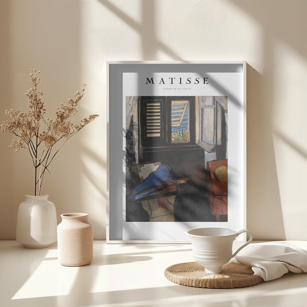 Intérieur Au Violon - Poster / Art Print - interiör