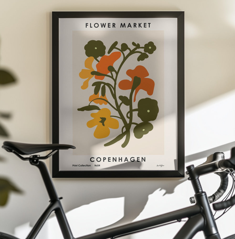 Flower Market. Copenhagen - Poster / Art Print - interiör