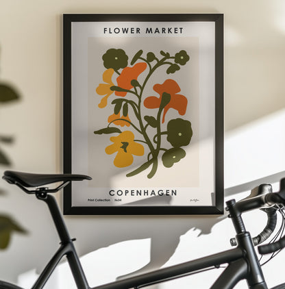 Flower Market. Copenhagen - Poster / Art Print - interiör