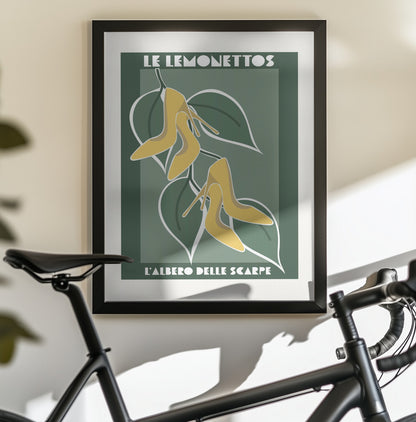 Shoe tree 2 - Poster / Art Print - interiör