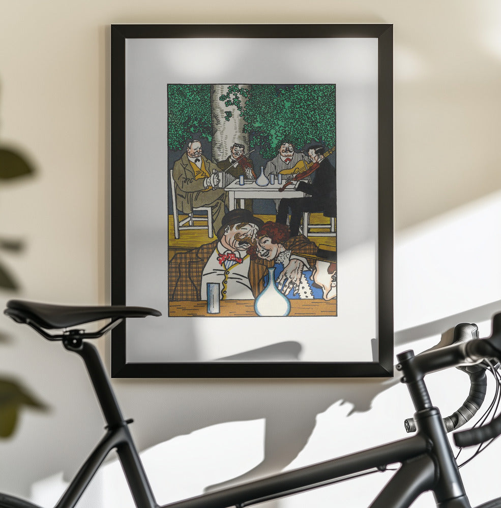 At the Heuriger - Poster / Art Print - interiör