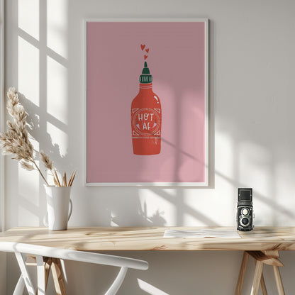 Hot Af - Poster / Art Print - interiör