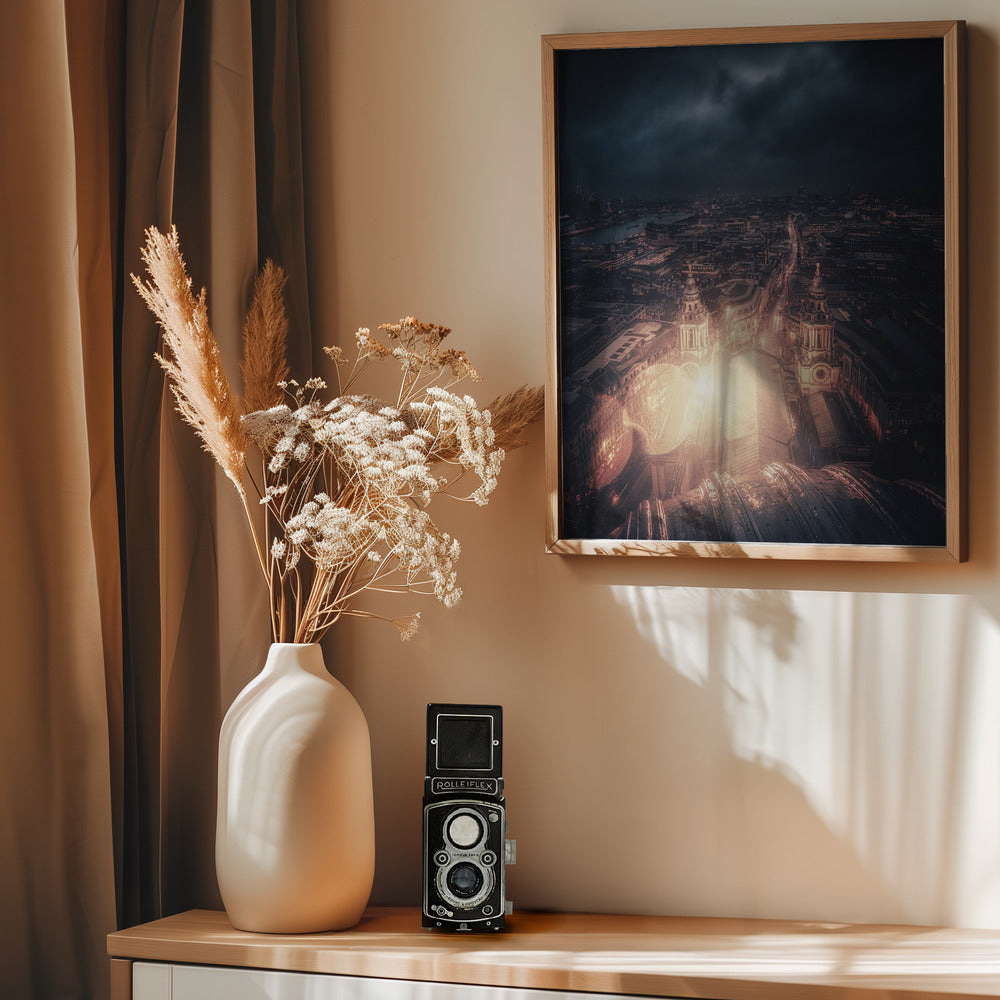 A Light in Darkness - Poster / Art Print - interiör