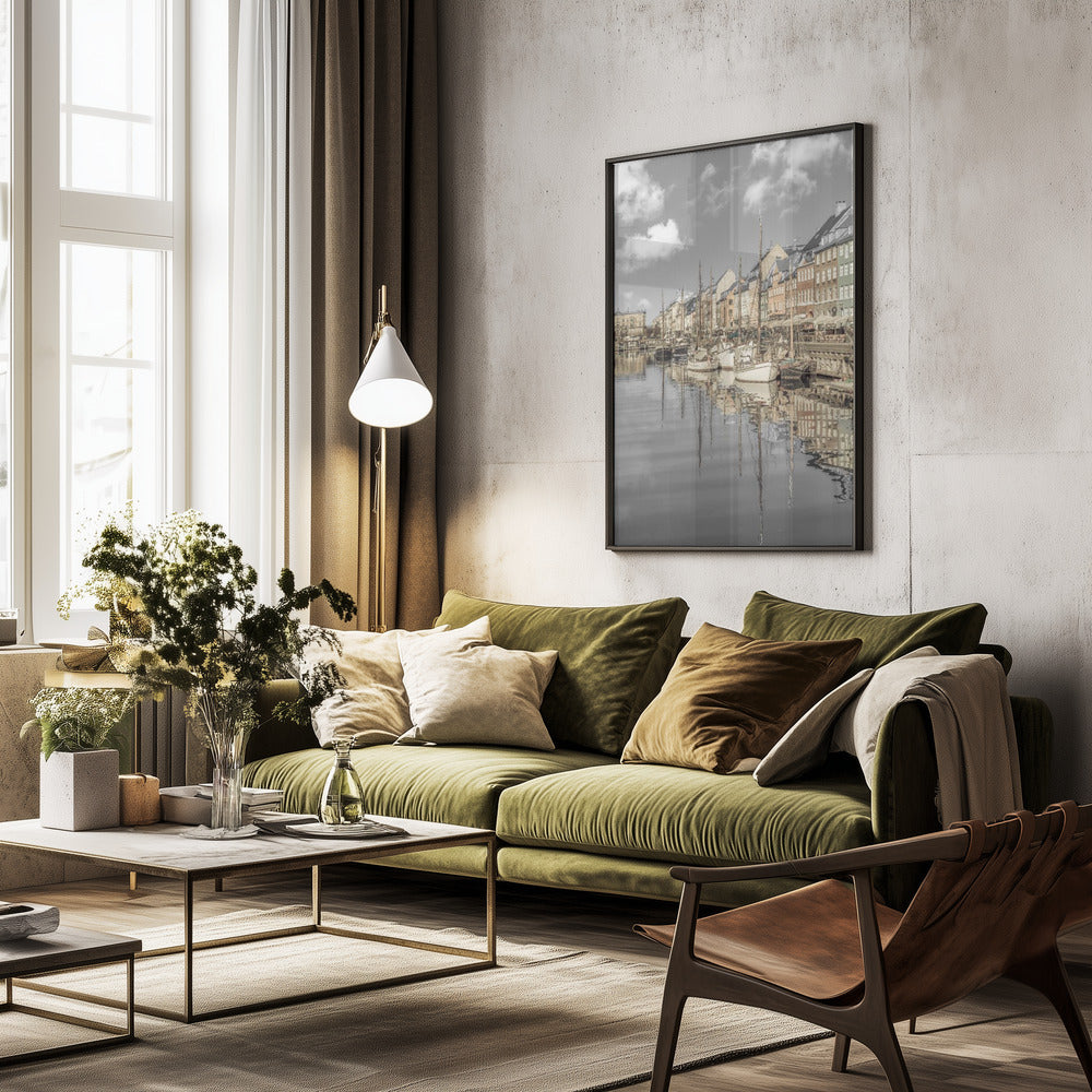 COPENHAGEN VINTAGE Impression - Poster / Art Print - interiör