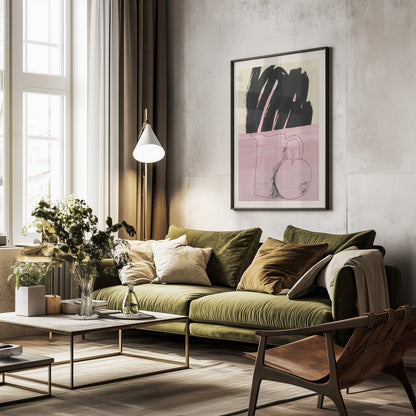 Gentle touch No 2 - Poster / Art Print - interiör