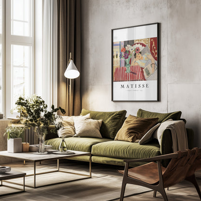 Femme Et Anémones - Poster / Art Print - interiör