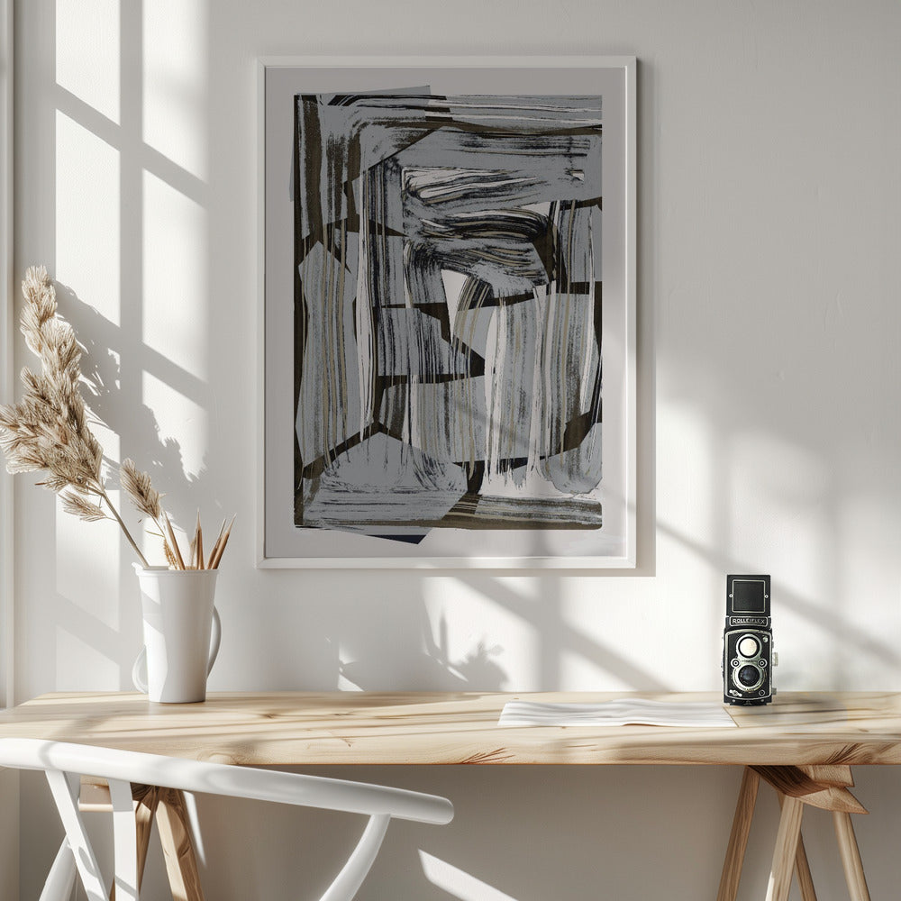 Brushonrocks - Poster / Art Print - interiör