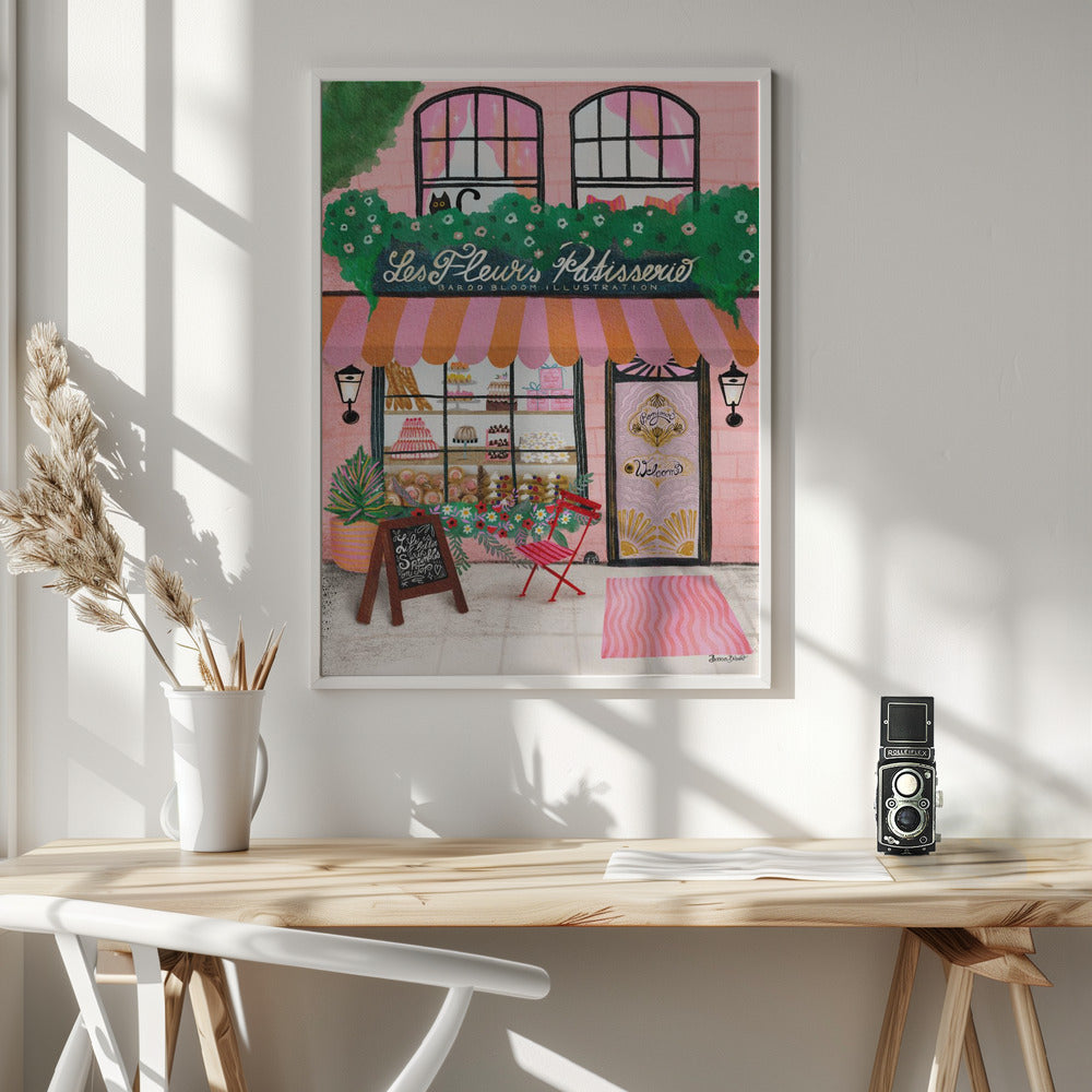 Bake Shop Front - Poster / Art Print - interiör