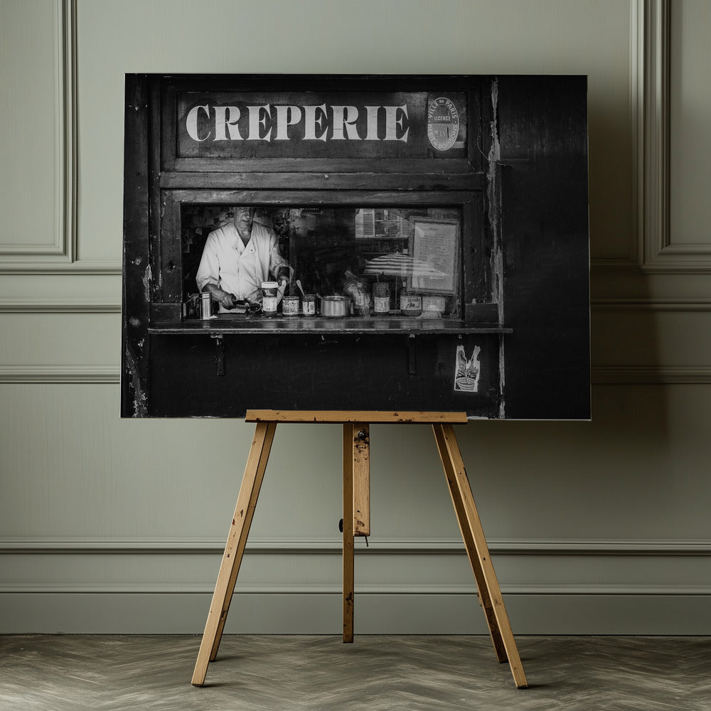 Creperie Montmartre - Poster / Art Print - interiör