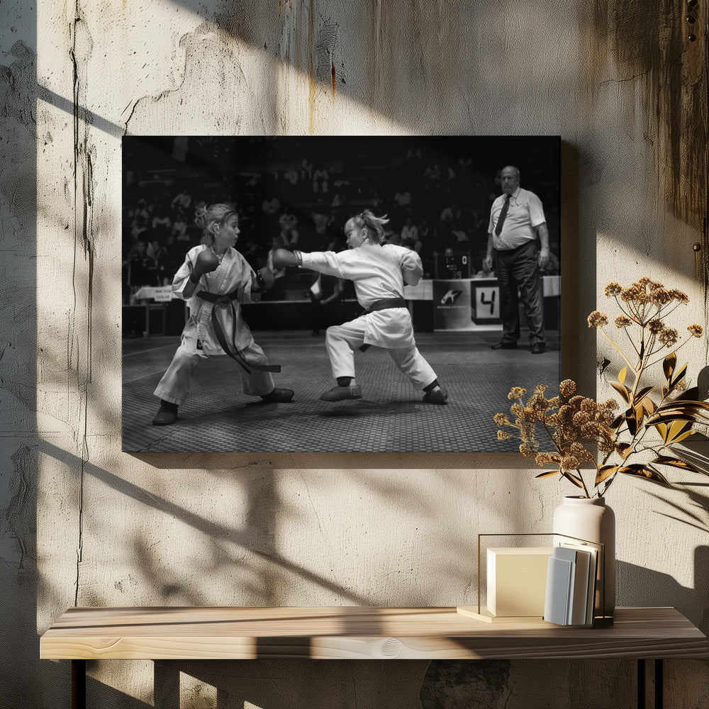 Girls fight - Poster / Art Print - interiör