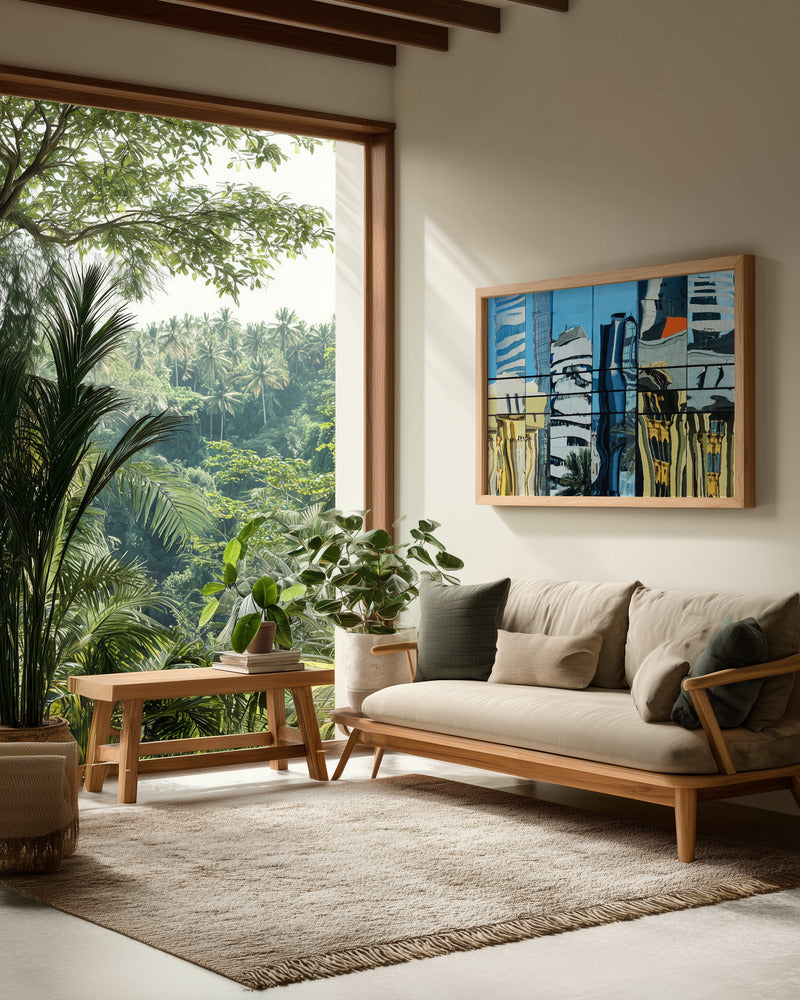 Reflections in glass - Dubai - Poster / Art Print - interiör
