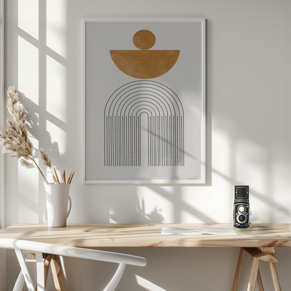 Arch Composition No7. - Poster / Art Print - interiör