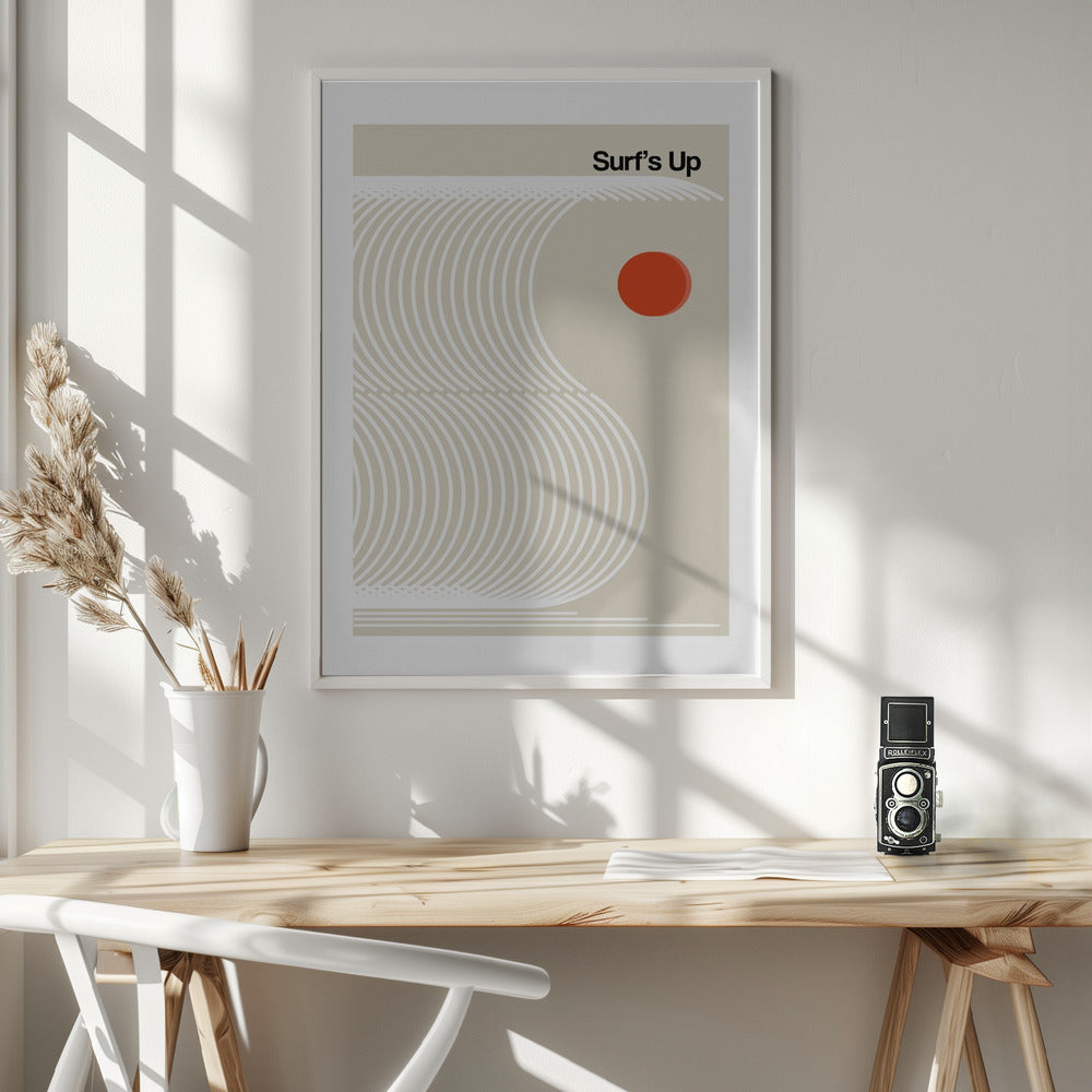 Surf's Up - Poster / Art Print - interiör