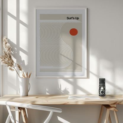 Surf's Up - Poster / Art Print - interiör