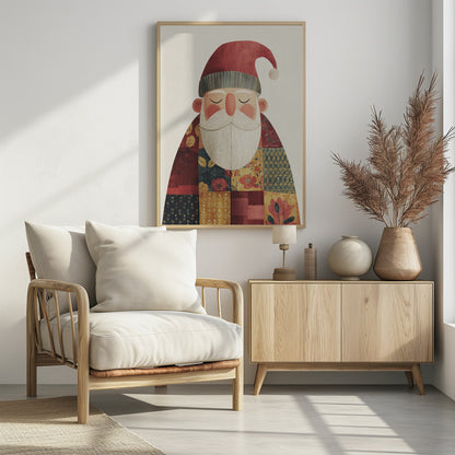 Calm Santa No 2 - Poster / Art Print - interiör