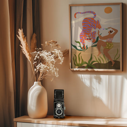 Dance With Me - Poster / Art Print - interiör