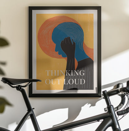 Thinking Out Loud - Poster / Art Print - interiör