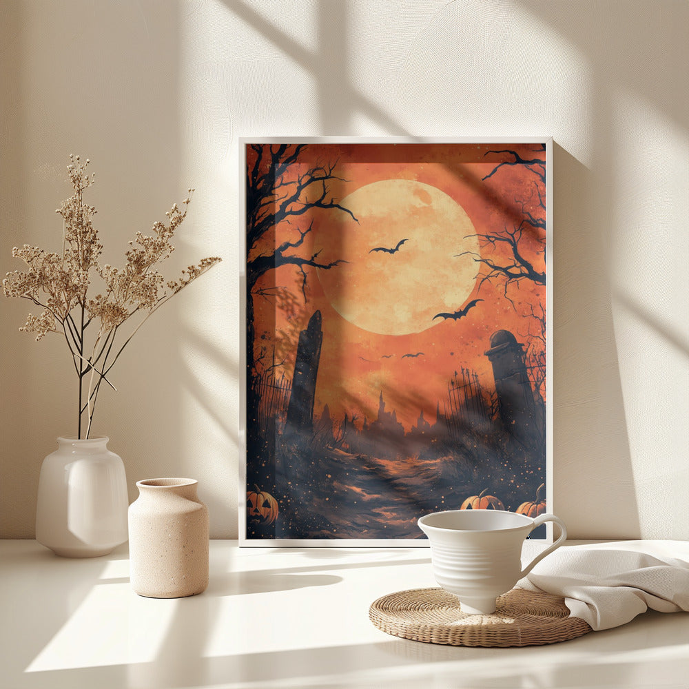 Halloween Scene (10) - Poster / Art Print - interiör