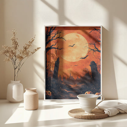 Halloween Scene (10) - Poster / Art Print - interiör