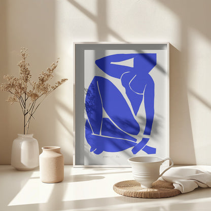 Nudo Blu III 1952 - Poster / Art Print - interiör