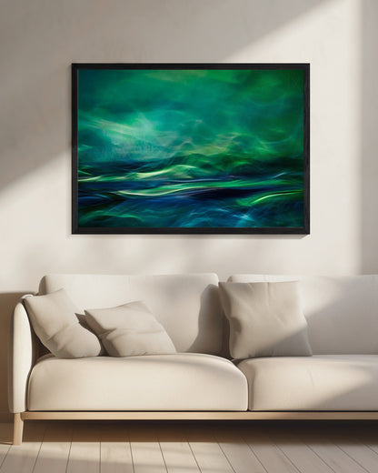Northern lights - Poster / Art Print - interiör