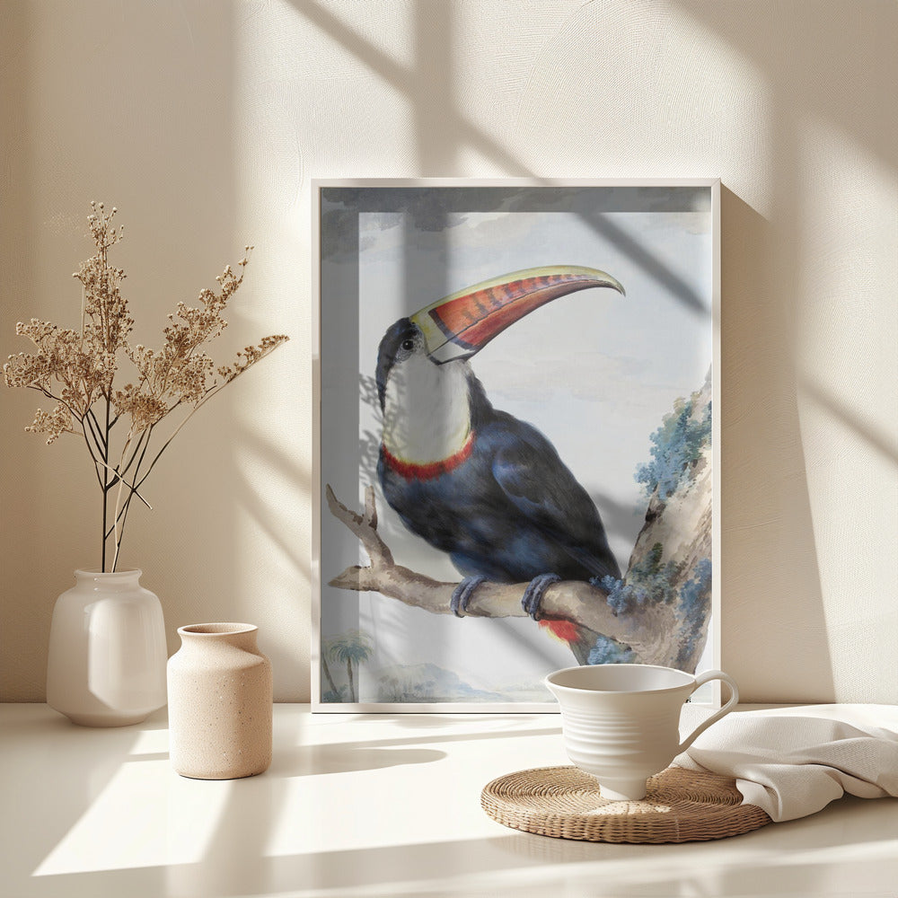Red Billed Toucan - Poster / Art Print - interiör