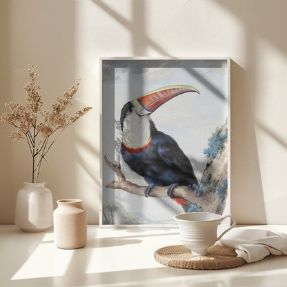 Red Billed Toucan - Poster / Art Print - interiör
