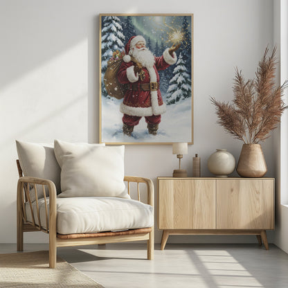 Santa Claus Magic - Poster / Art Print - interiör