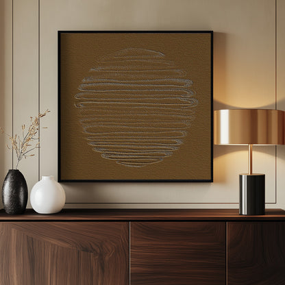 Round Shape 37 - Poster / Art Print - interiör