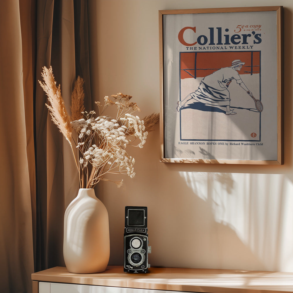Collier's, the National Weekly, Eagle Shannon Ropes One - Poster / Art Print - interiör