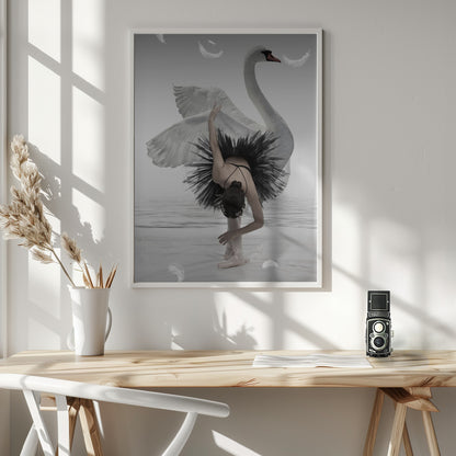 Swan Lake - Poster / Art Print - interiör